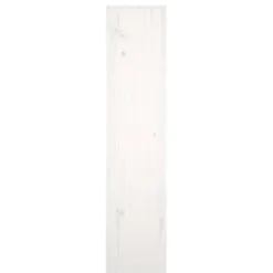 vidaXL Elementskydd vit 153x19x84 cm massiv furu - Tillbehör till värmeelement