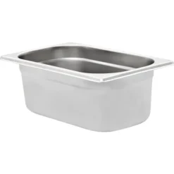 vidaXL Gastronormkantiner 8 st GN 1/4 100 mm rostfritt stål - Kokeribehållare