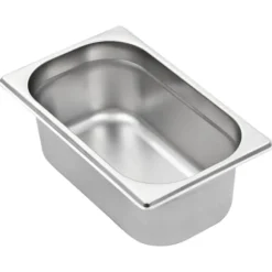 vidaXL Gastronormkantiner 8 st GN 1/4 100 mm rostfritt stål - Kokeribehållare