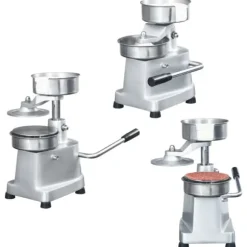 vidaXL Hamburgerpress med 500 pappersark aluminium 10 cm - Köksverktyg & köksgeråd