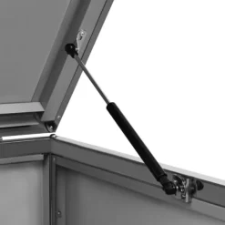 vidaXL Skjul till två sopkärl 138x77,5x112,5 cm rostfritt stål - Ställningar till sopkärl