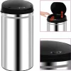 vidaXL Soptunna med automatisk sensor 50 L rostfritt stål - Soptunnor & papperskorgar