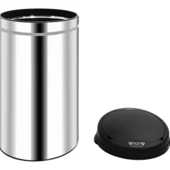 vidaXL Soptunna med automatisk sensor 50 L rostfritt stål - Soptunnor & papperskorgar