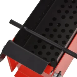 vidaXL Återvinning pappersvikt stål 34x14x14 cm svart och rött 142921