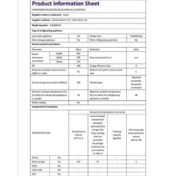 Vin kylskåp - Kaiser - K 64800 AD - 2 zoner - 63 burkar - Kolsvart glas