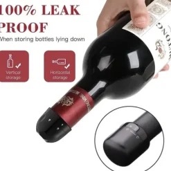 Vin Räddare Färskbevarad läckagesäker Tätningslock