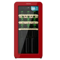 Vinbutik Cecotec Bolero GrandSommelier Origin 18 Hit Red 74,3 x 36,6 x 47,6 cm Röd