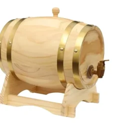 Vinfatdispenser, Vintage Design, 5L Kapacitet,trä