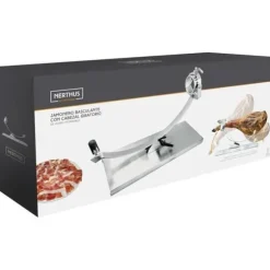 Vinkelt stöd för skinka och roterande huvud i rostfritt stål NERTHUS FIJ 1233