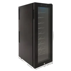 Vinkyl, 20 flaskors kapacitet, modern design,30 flaskor med lås