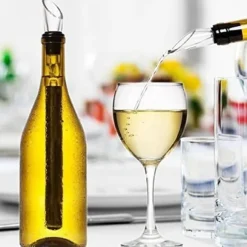 Vinkylare, 3-i-1 kylsticka för vinflaskor i rostfritt stål, perfekt present till vintillbehör.