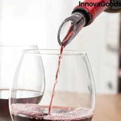 Vinkylare med luftare - InnovaGoods - Rostfritt stål - ABS - Elegant design