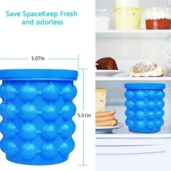 Vinkylare, stor 2 i 1 silikonishink med lock, spara utrymme, verktyg för kök, redskap