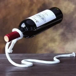 Vinställ - Kreativt repflaskställ Smidesjärn Magiskt järn Vinhylla Köksbordsdekorationshållare B448