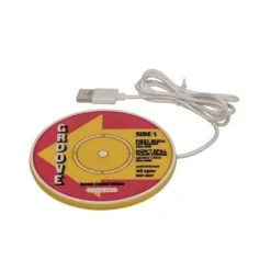 Vinylskiva USB-muggvärmare Elektrisk kaffemuggvärmare
