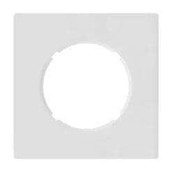 Vit skjutreglage DOM med enkel vit platta – Enkelhet och perfekt integration