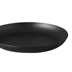 2-vånings serveringsbricka i järn, vattentät förvaringsfat i flera nivåer, för soffbord, fest, svart