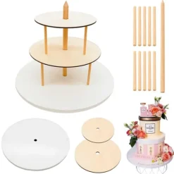 3-vånings tårtfat 40/24/18 cm Brand4Cake