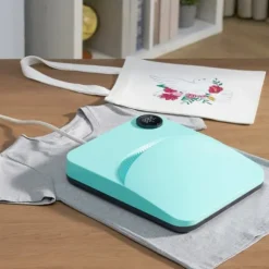 Värmepress 12 x 10 i bärbar, enkel press, sublimeringsöverföring, DIY T-shirt, hög värme och precision