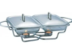 VÄRMETÅLIG BORDSVÄRMARE 2x1,6L KINGHOFF KH-1412