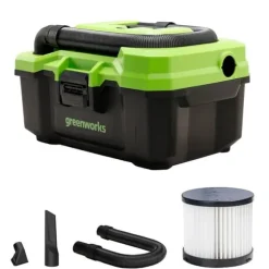 Våt-/ torrdammsugare Greenworks G24WDV; 24 V (utan batteri och laddare)