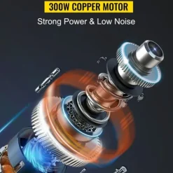 300W 95 kg/h effektiv elektrisk dubbelbladig iskrossmaskin med stor ishink och isskål, användarvänliga detaljer, bred applikation