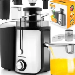 600W BD-750 Berdsen juicepress, svart