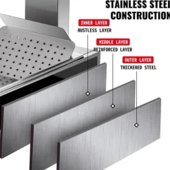1000W 30-85°C pommes frites värmelampa med avtagbar avloppsbräda och panna, jämn värmefördelning, snabb uppvärmning