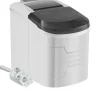 112W 12kg bärbar elektrisk ismaskin med kortfattad kontroll, snabb istillverkning, justerbara stora eller små isbitar, hänsynsfull design