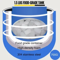 112W 12kg bärbar elektrisk ismaskin med kortfattad kontroll, snabb istillverkning, justerbara stora eller små isbitar, hänsynsfull design