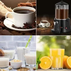 400W 10L 30-90°C varmchokladmaskin med avtagbar droppbricka, choklad tempereringsmaskin, lätt att använda och rengöra