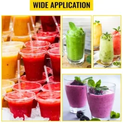 500W 15L singel tank slushmaskin, fryst dryckesmaskin, högkvalitativa material, effektiv kylning, exakt kontroll, lätt att använda