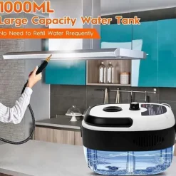 2500W Ångtvätt Handhållen – Tryckångare med 3 Borsthuvuden, 6 Nivåer, 1000ml Vattentank