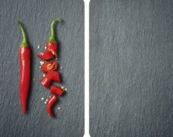 Wenko 2 Universal Cayenne härdade glasplattor, 30x52 cm, rep- och slagtåliga, grå, märke WENKO