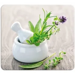 WENKO Huvbotten, Köksstänk i glas, "Vegetable Garden", Härdat glas, 50x56 cm, Flerfärgad