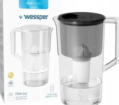Wessper filterkanna Wessper AquaClassic Basic 2,5L svart