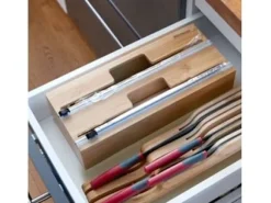 Westmark 52632260, Counter food wrap dispenser, Aluminiumfolie, Plastband, Plast, Silver, 335 mm, 75 mm