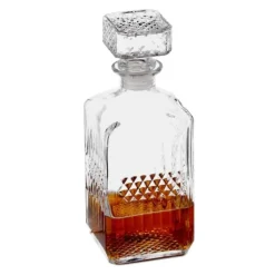 Whiskydekanter, 23x9x9 cm, Transparent