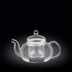Wilmax tekanna i glas 620 ml med glasfilter, spissäker