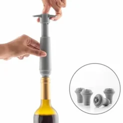 Winuum InnovaGoods vakuumpump och vinkorkar (4 korkar)