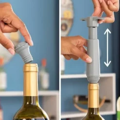 Winuum InnovaGoods vakuumpump och vinkorkar (4 korkar)