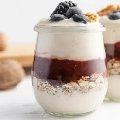 12x glasburkar Burkar Behållare Koppar Yoghurtkoppar Desserter 200ml