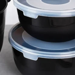 4x Köksblandning Mixning Vispa Förvaringsskål Set