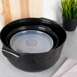 4x Köksblandning Mixning Vispa Förvaringsskål Set