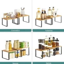 2x Kryddställ Stapelbar Köksarrangör