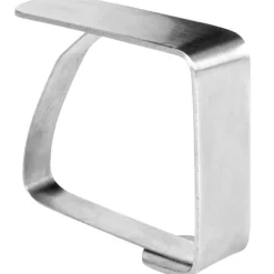 4x stålklämmor hållarklämma för bordsduk, vaxduk, bordsskiva