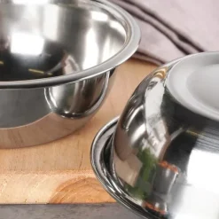 4x stålskål för dipsås, såsbåt, dipskål, salladsskål 11 cm 250 ml