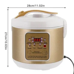 Yoghurtmaskin, Stort Kapacitet, Hållbar Konstruktion,Brun