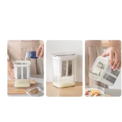 Yoghurtsil med extra finmaskig silpåse Transparent lock Multifunktionellt ostfilter