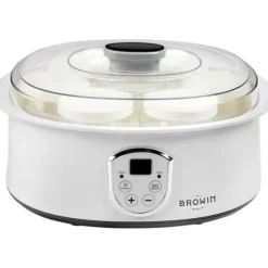 Yogurtmaskin - Browin - 801015 - 7 glasburkar - Justerbar termostat - 20 W